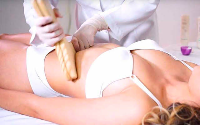 Massagem com pantalas